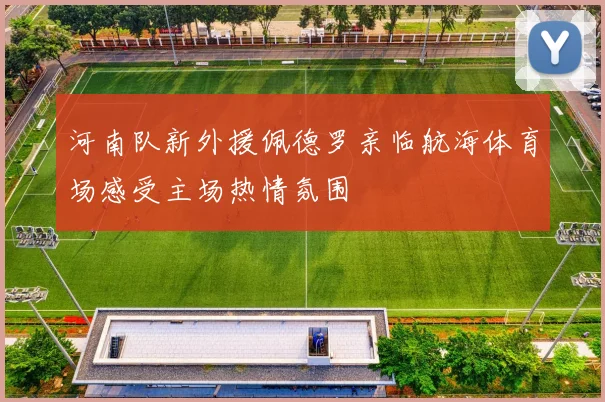 河南队新外援佩德罗亲临航海体育场感受主场热情氛围