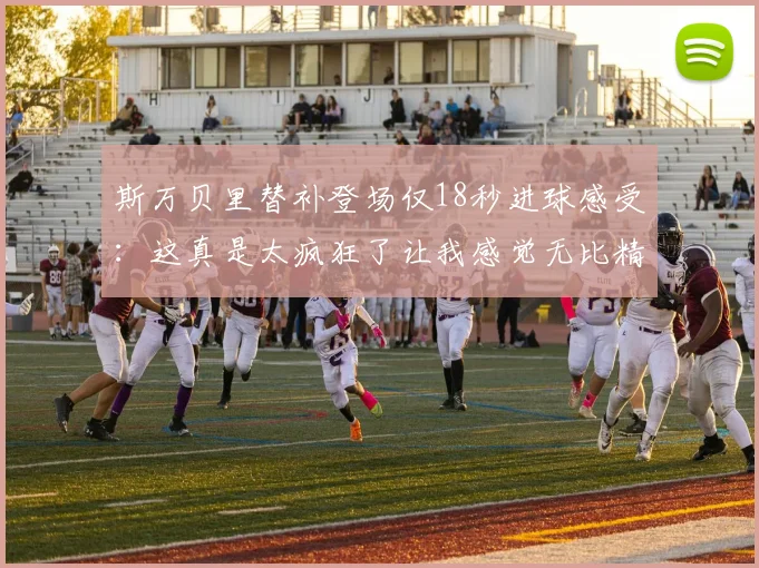 斯万贝里替补登场仅18秒进球感受：这真是太疯狂了让我感觉无比精彩